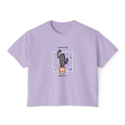 Camiseta cuadrada para mujer Looking Sharp 