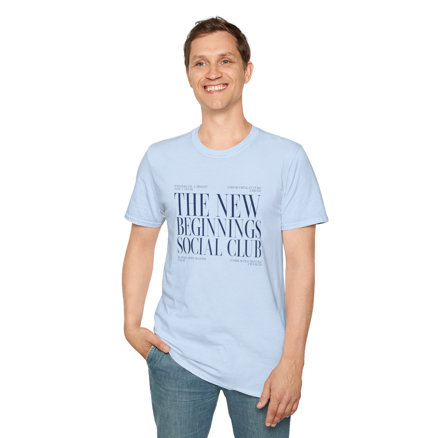 The New Beginnings Social Club Unisex Softstyle T-Shirt