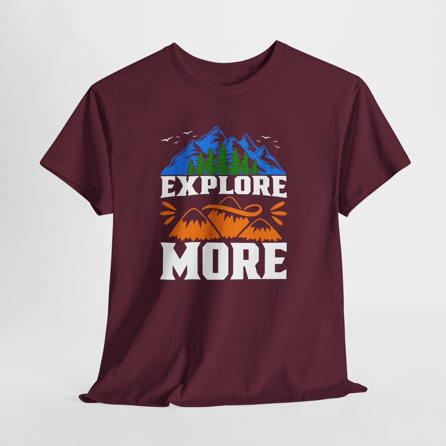 Explore More Adventure Tee - Unisex Heavy Cotton T-Shirt