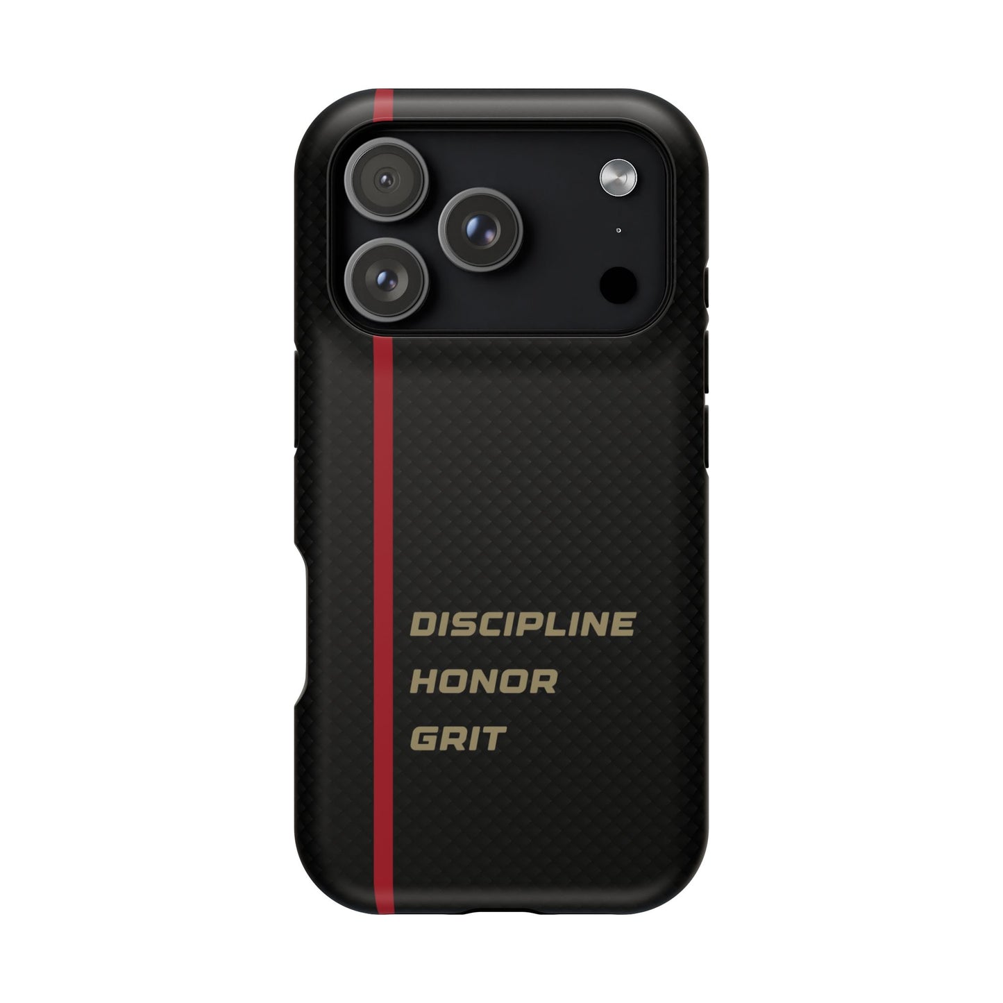 Discipline, Honor, Grit Impact-Resistant Phone Case