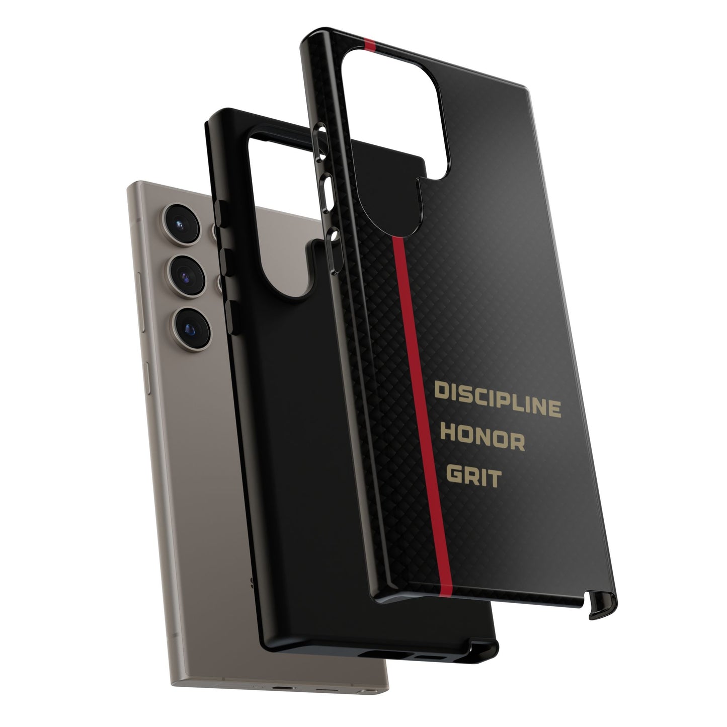 Discipline, Honor, Grit Impact-Resistant Phone Case