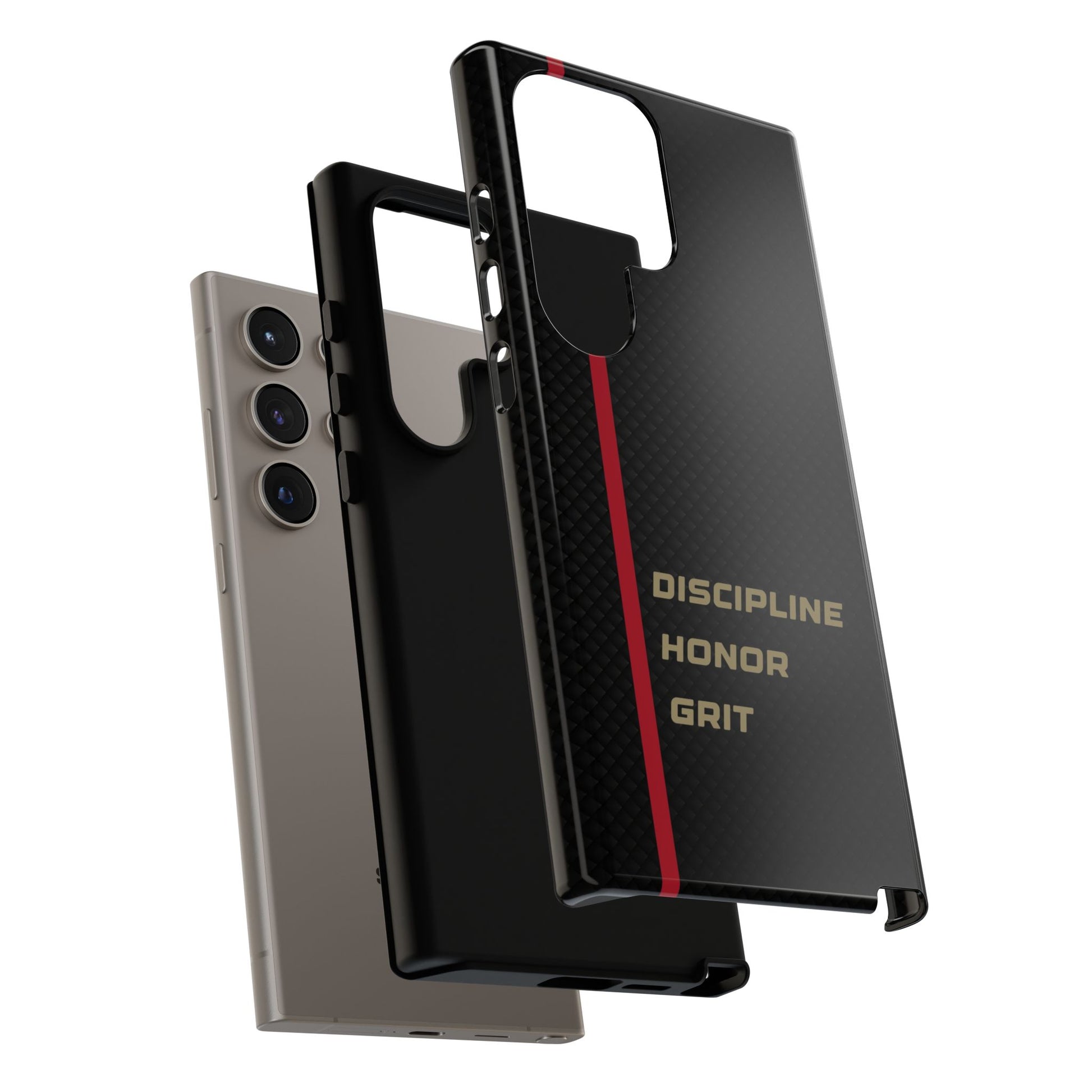 Discipline, Honor, Grit Impact-Resistant Phone Case