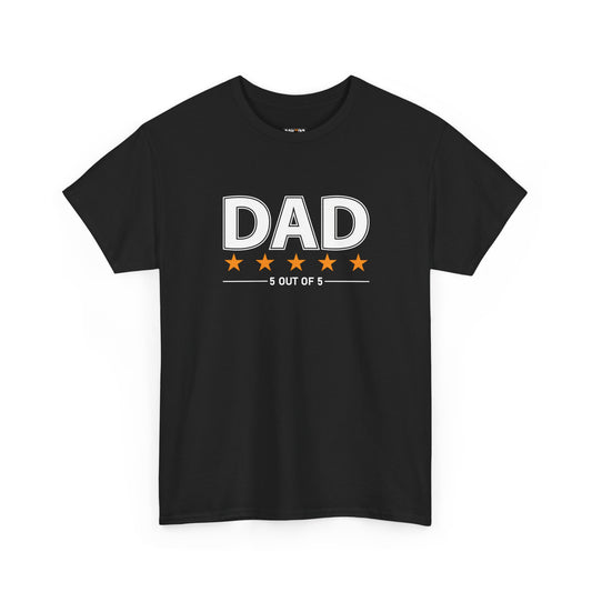 Father's Day Unisex Tee - 5 Stars Dad T-shirt