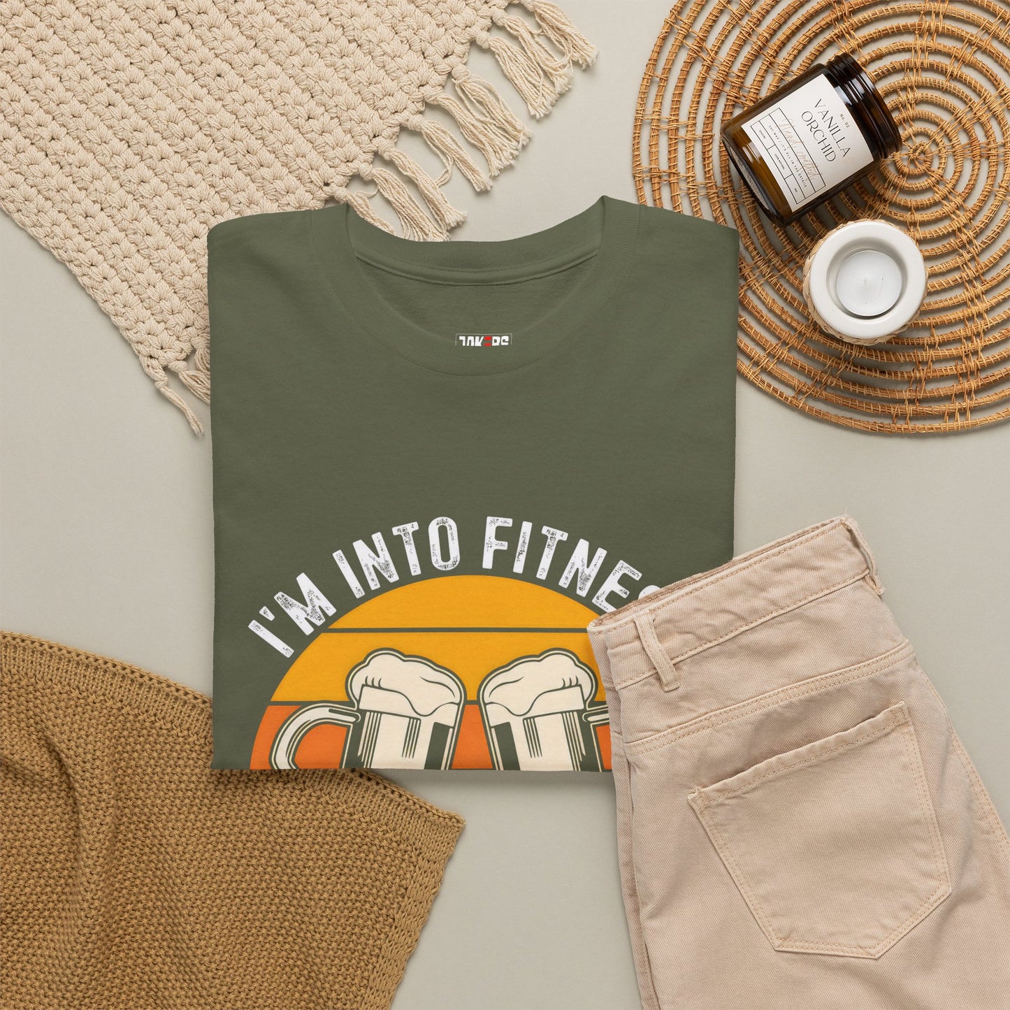 I'm Into Fitness - Funny Beer Slogan Tee