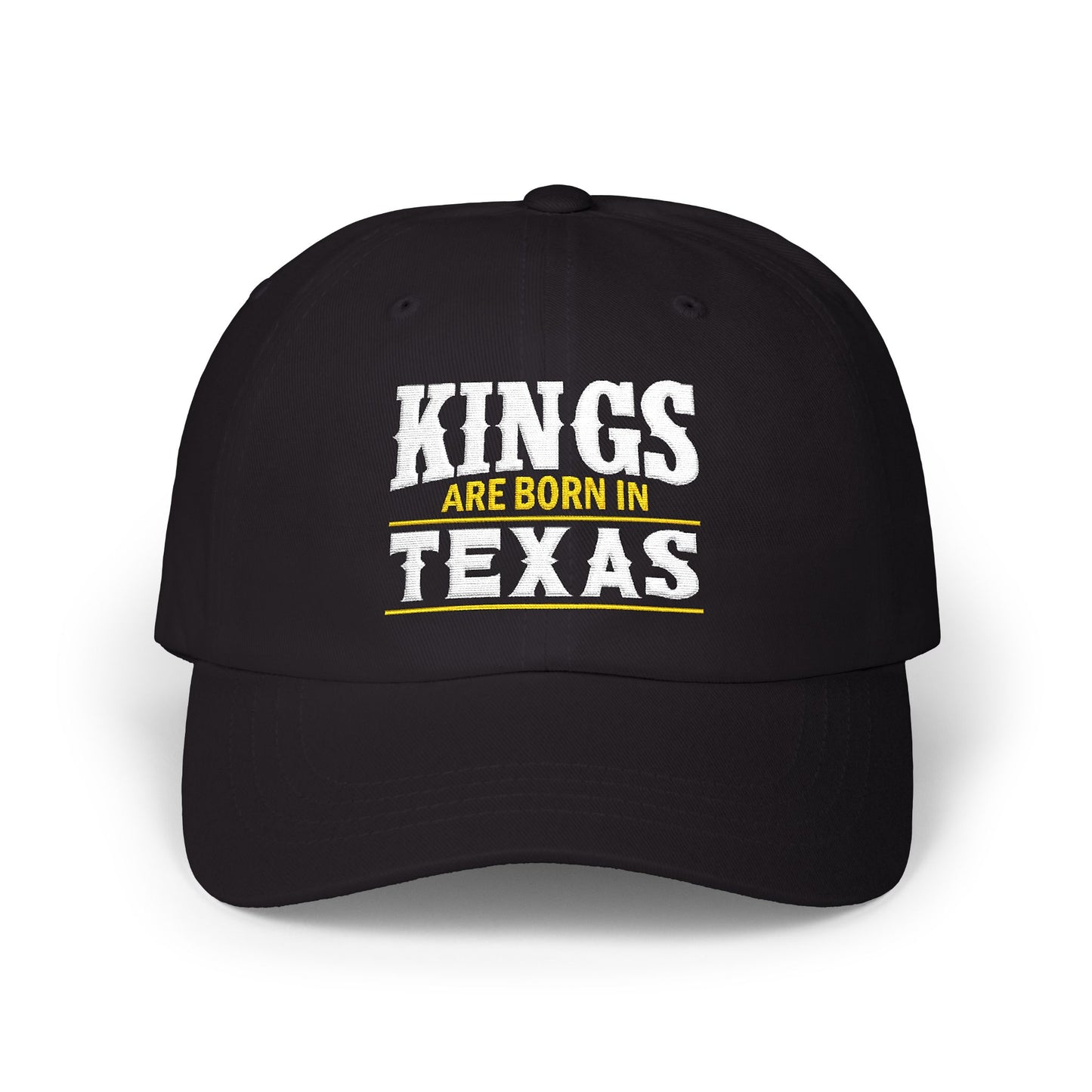 Custom Embroidered Dad Cap – "Kings Are Born In..."