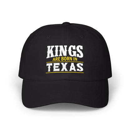 Custom Embroidered Dad Cap – "Kings Are Born In..."