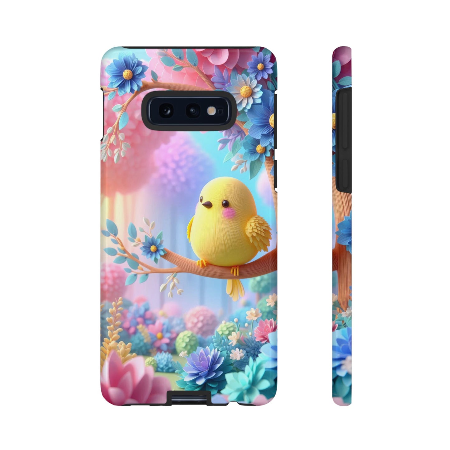 Colorful Bird Samsung Phone Case, Spring Vibe Mobile Shell