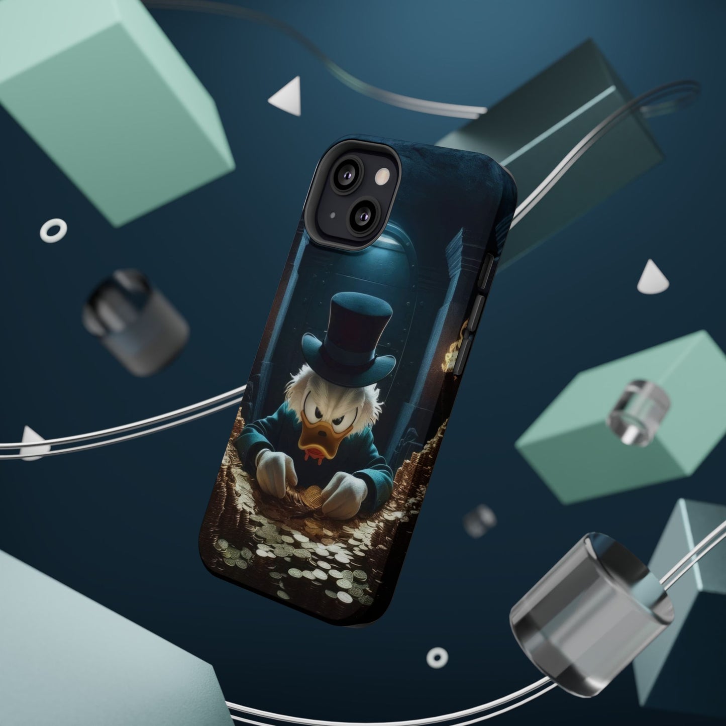 Magnetic Phone Case - Scrooge McDuck Design