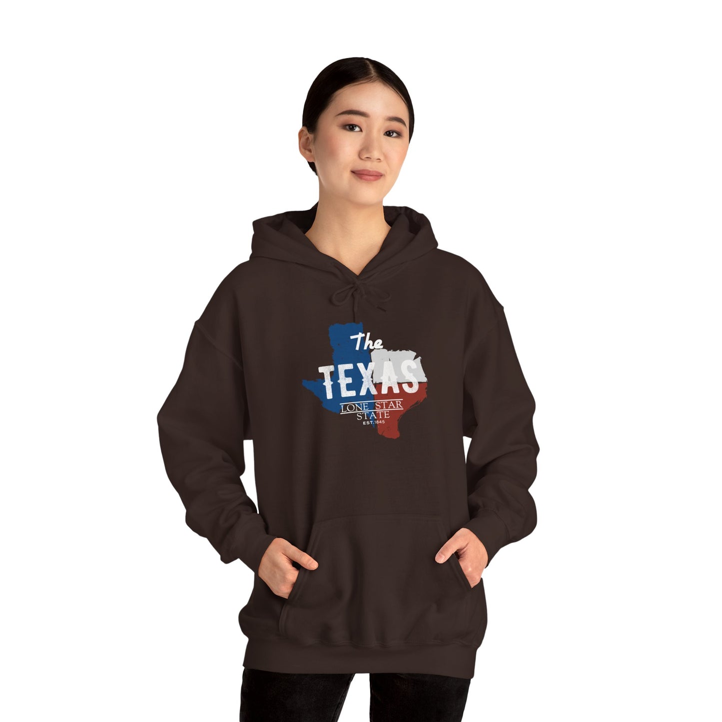 Texas Pride Unisex Hoodie - Comfortable Heavy Blend with State Graphic