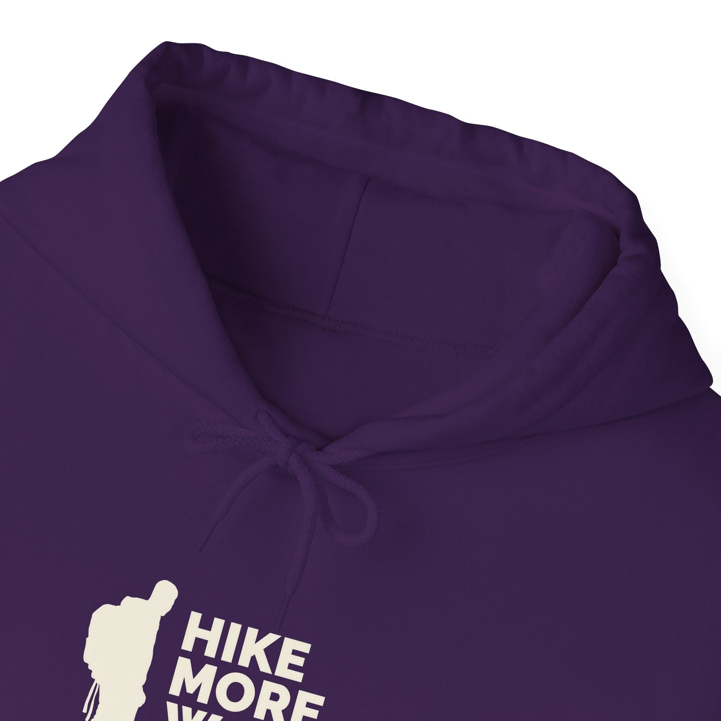 Hike More Worry Less Unisex Heavy Blend™ Hooded Sweatshirt