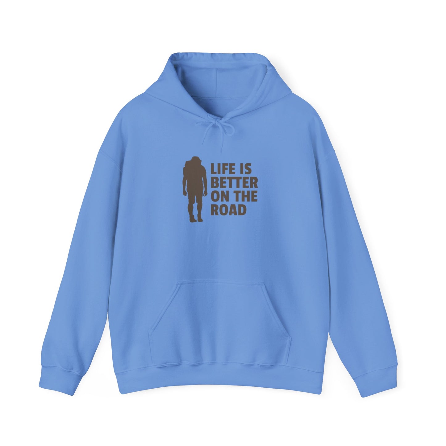 Life Is Better On The Road Unisex Heavy Blend™ Hooded Sweatshirt