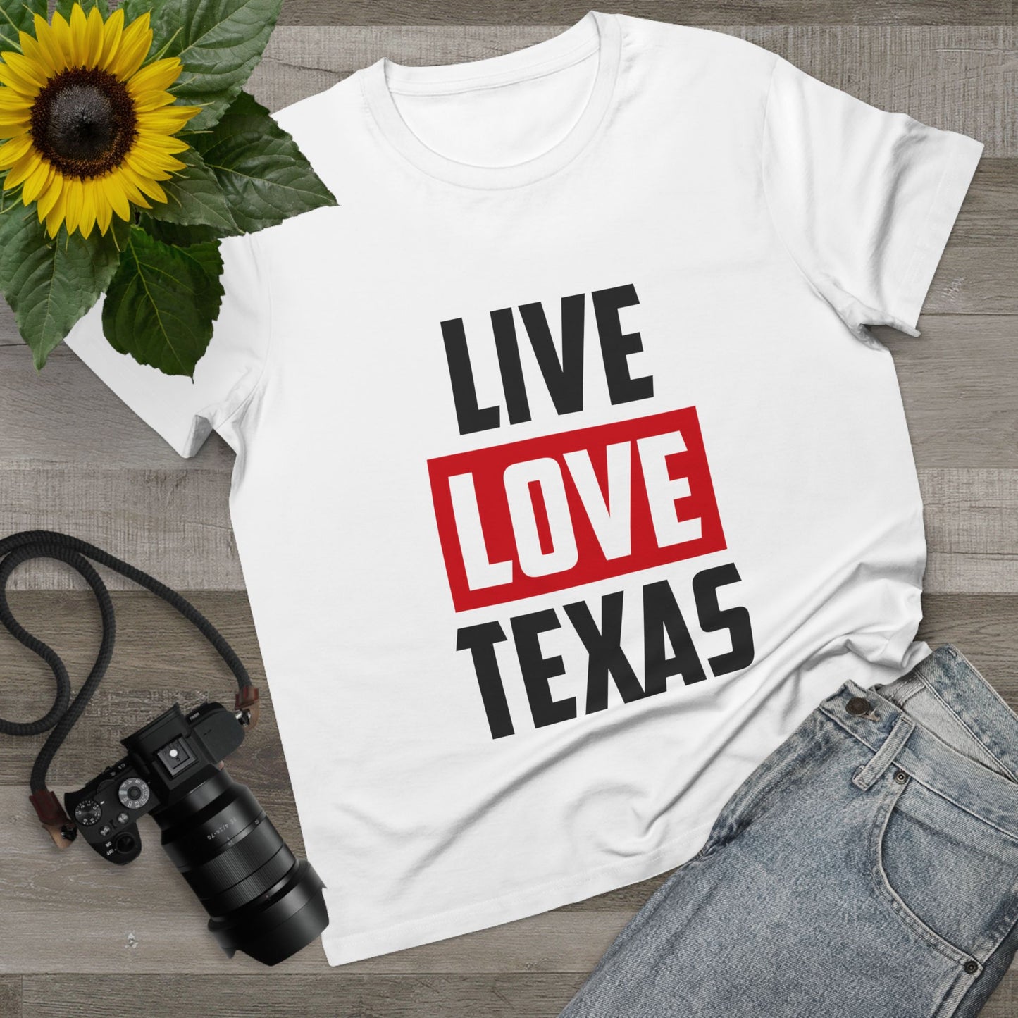 Live Love Texas Women's Tee - Casual Summer Shirt