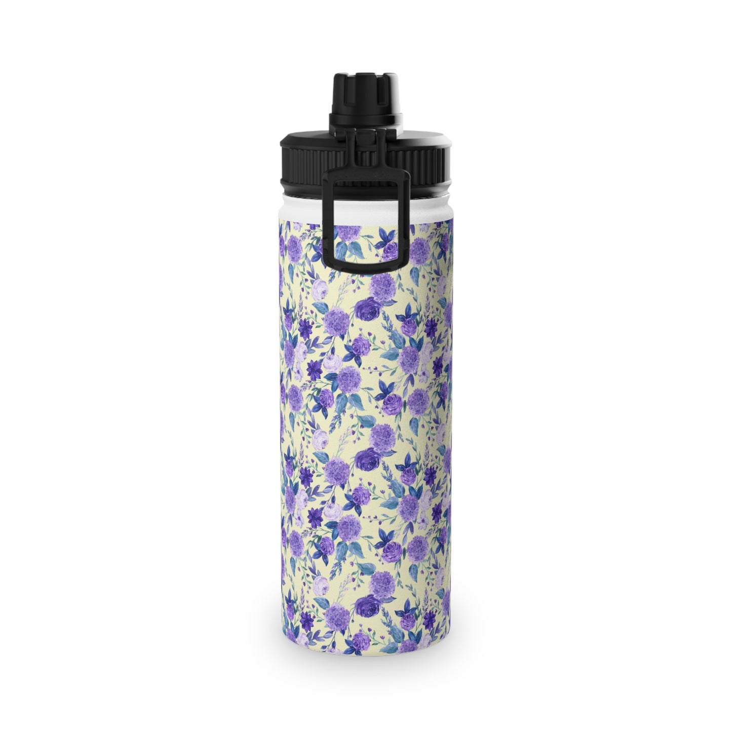 Violet Stainless Steel Water Bottle, Sports Lid