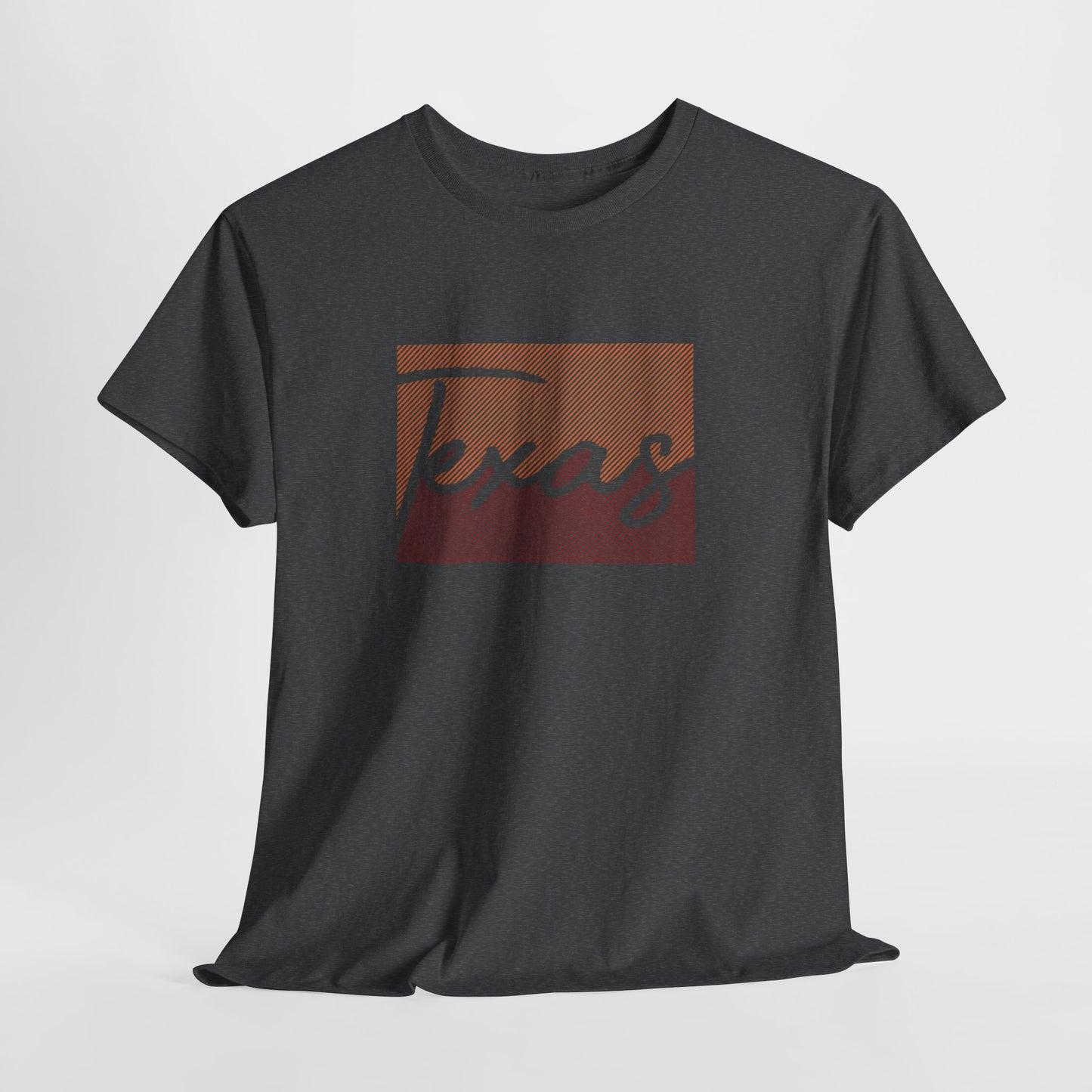 Texas Unisex Heavy Cotton Tee - Retro Style Tee for Texas Lovers