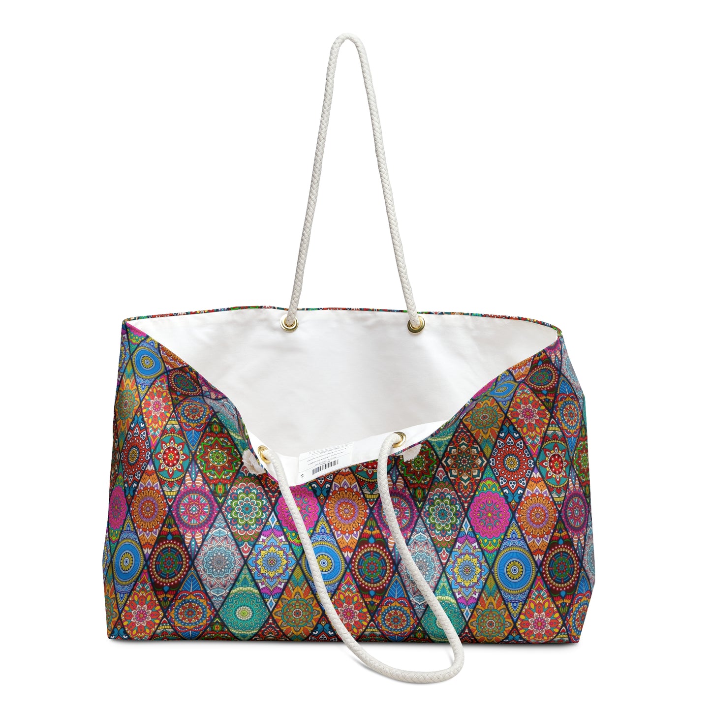 Mandala Argyle Weekender Bag