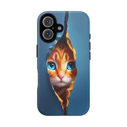 Curious Kitten Tough  Case for iPhone