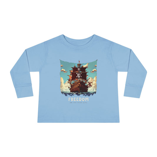 Freedom On The High Seas Toddler Long Sleeve Tee