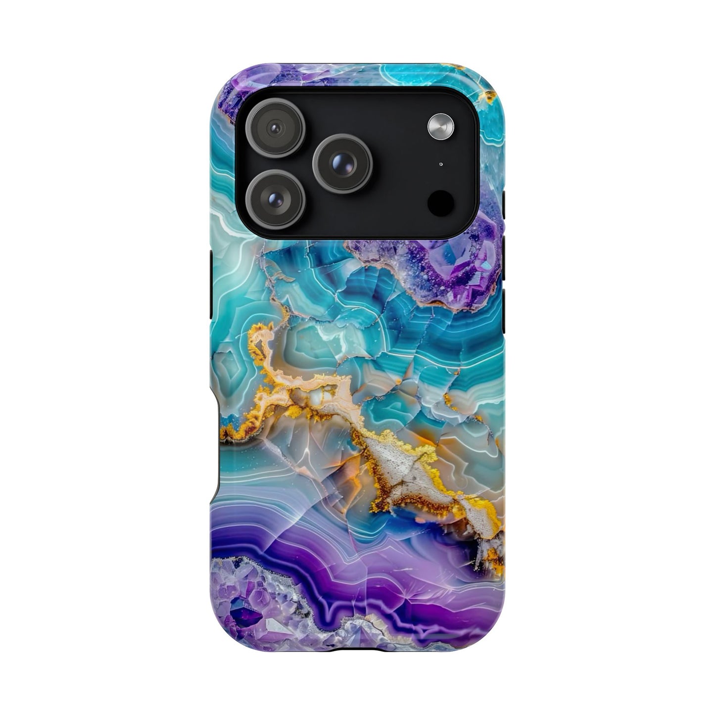 Blue Agate Magnetic Phone Case