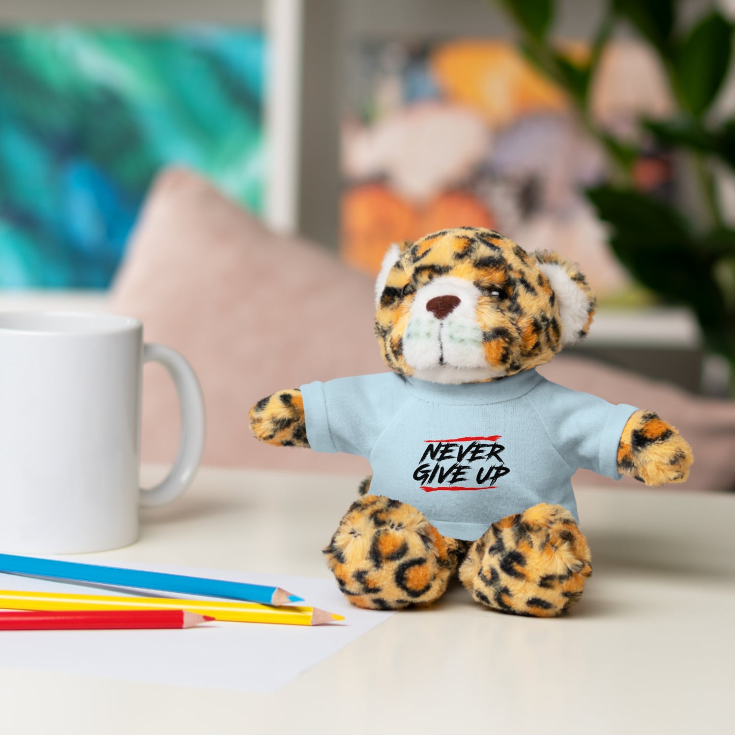 Motivation Stuffed Animal, Plush Inspirational Gift