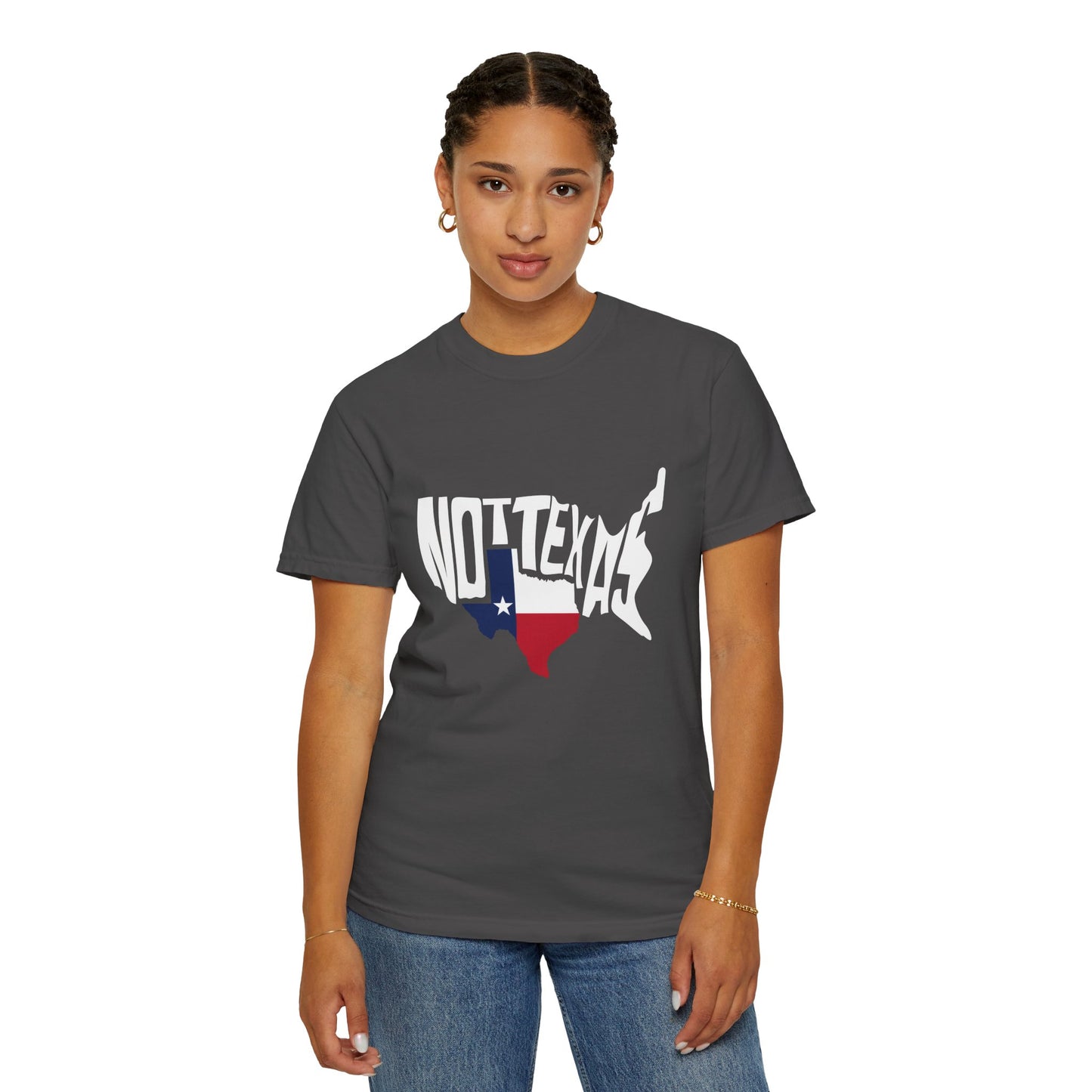 Unisex Garment-Dyed T-Shirt - Texas Graphic Tee - Fun Casual Wear for Texas Lovers