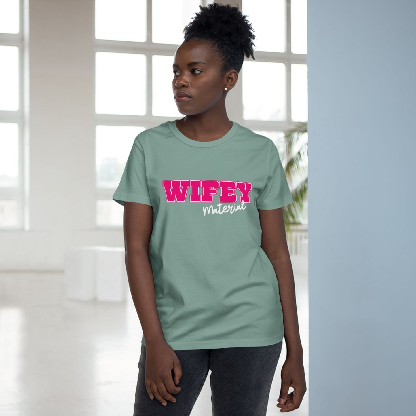 Wifey Material Women’s Maple Tee