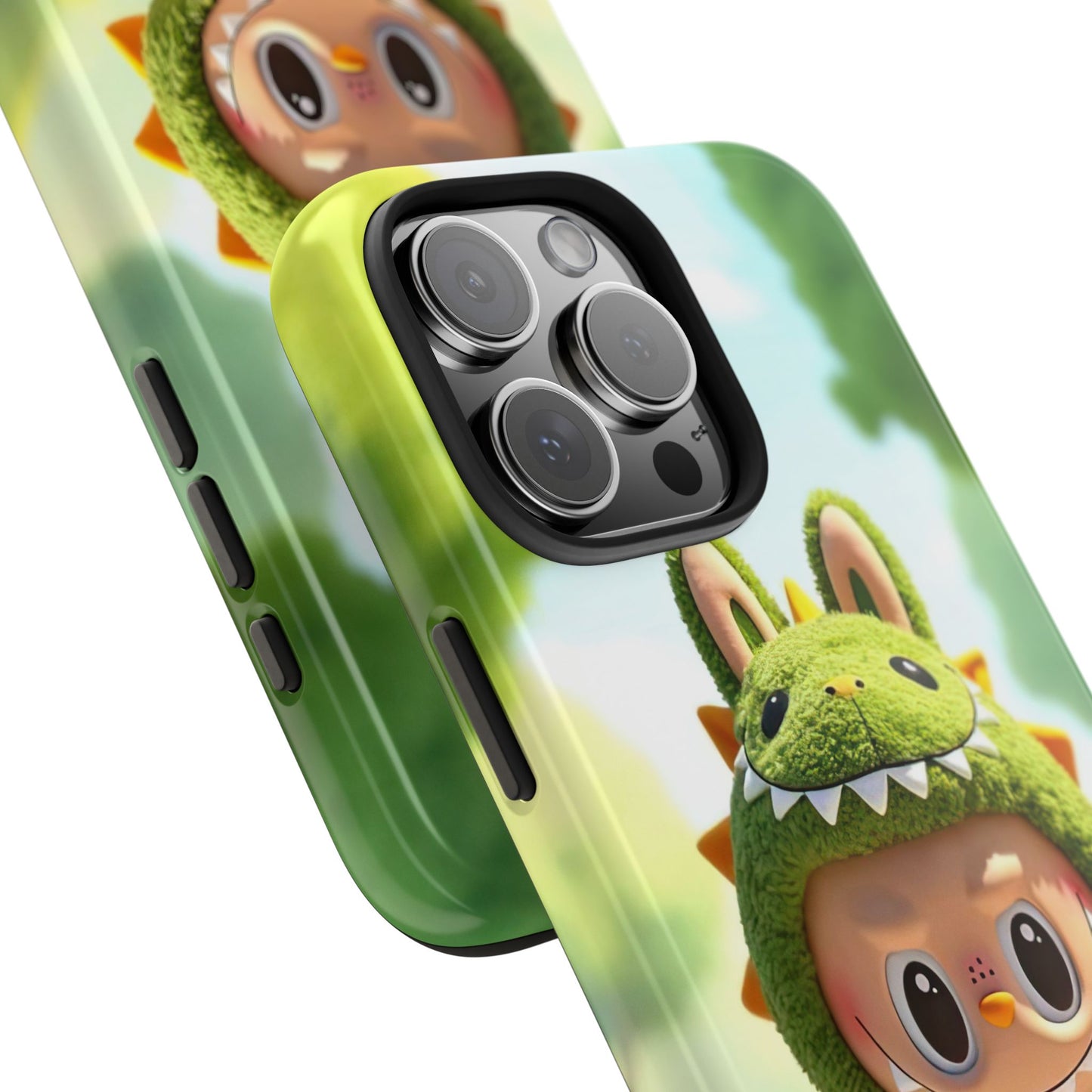 The Monsters Tough Case for iPhone Models – Playful Dinosaur Design, Dual Layer Protective Cover, Fun Mobile Accessory