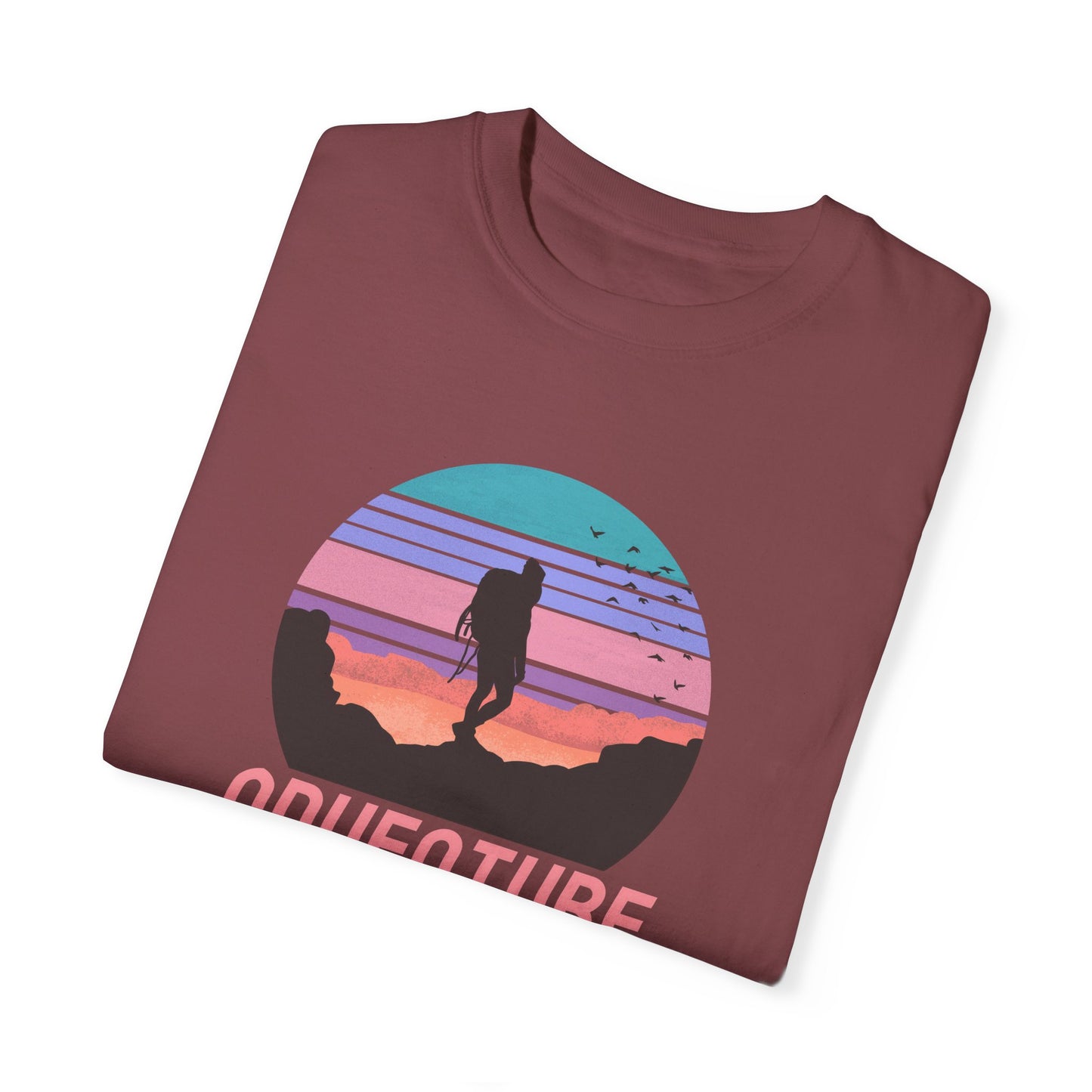 Adventure Is Calling Unisex Garment-Dyed T-shirt