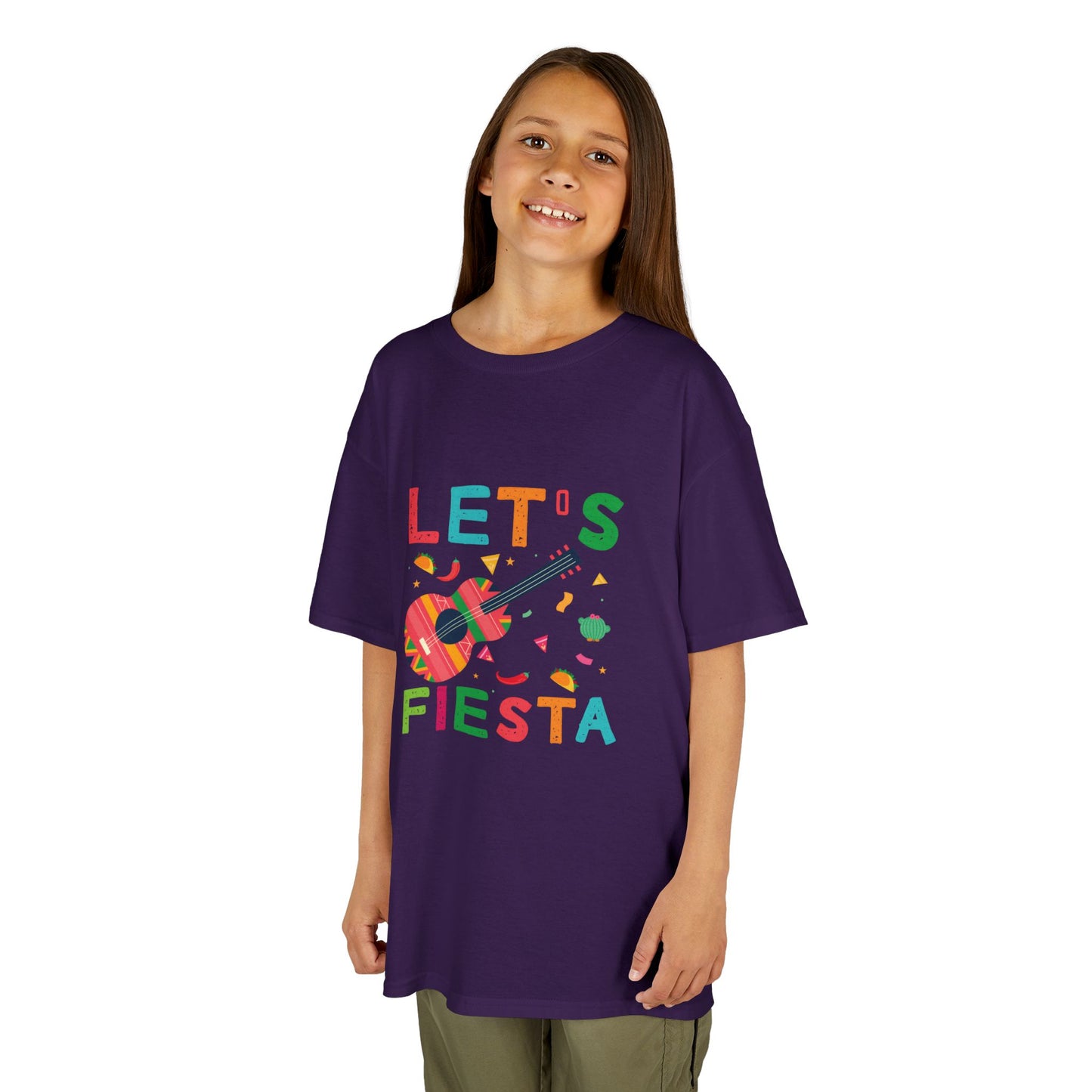 Kids Fiesta Guitar Tee - Fun and Colorful Kids T-Shirt for Celebrations