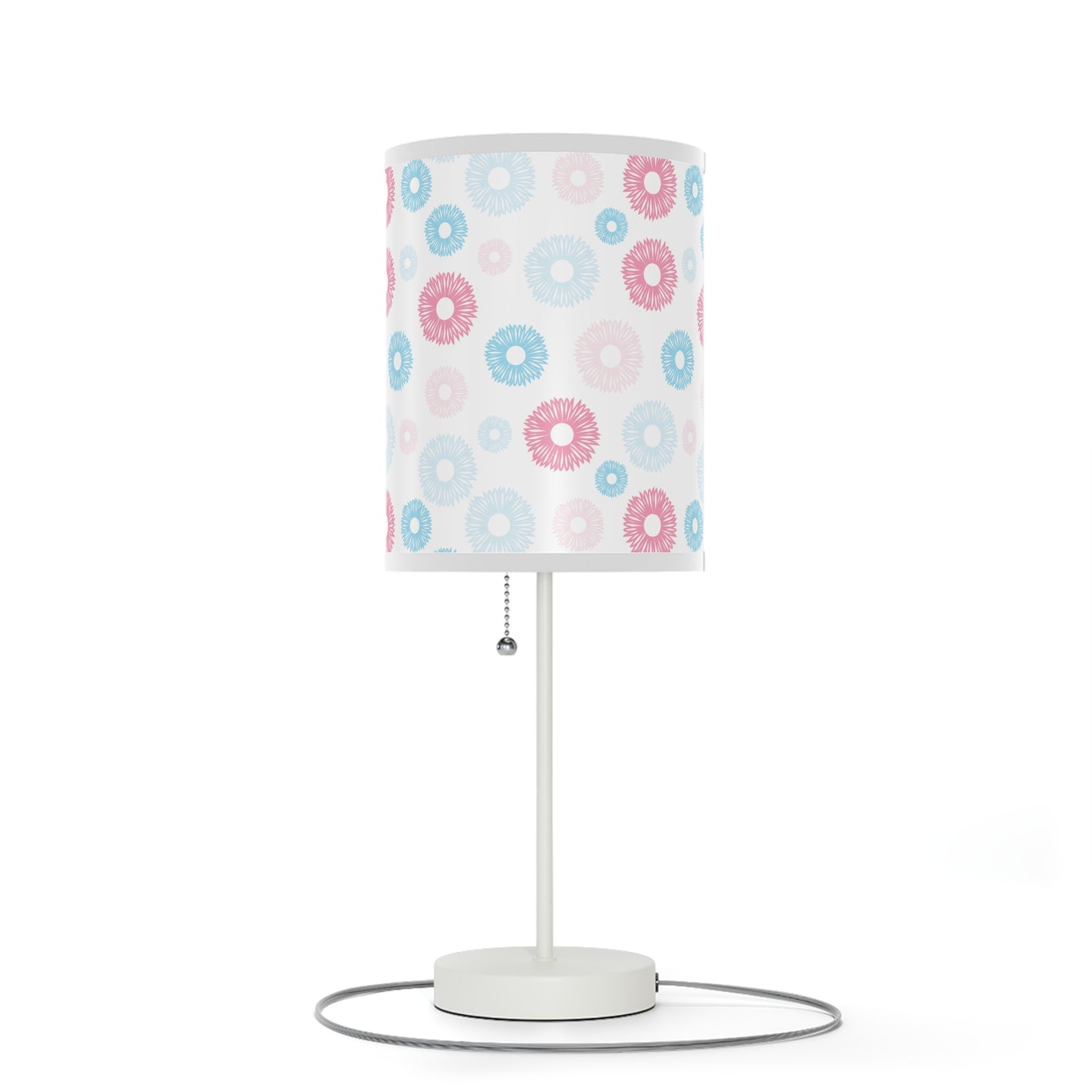 Floral Embrace Lamp on a Stand, US|CA plug / White