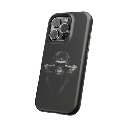Edgy Gorilla Magnetic iPhone Case, Unique Cell Phone Cover