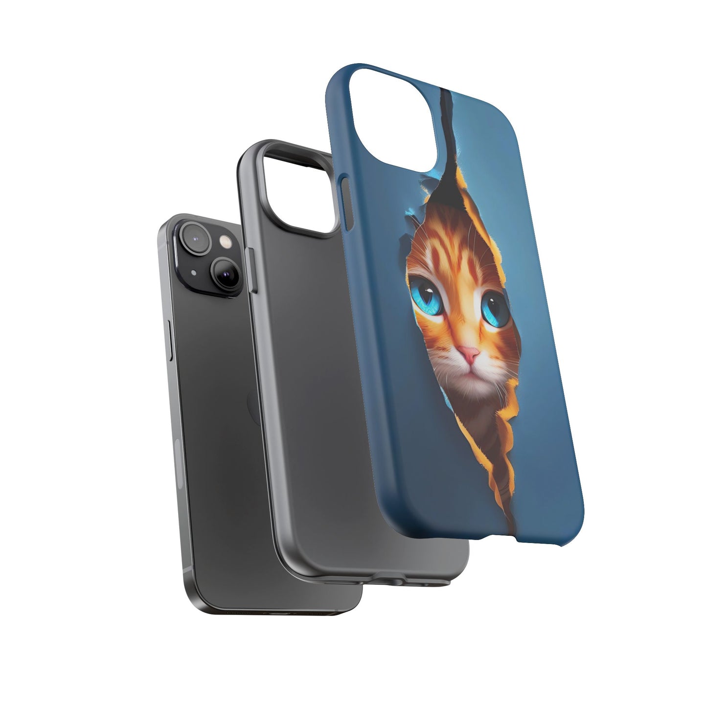 Curious Kitten Tough  Case for iPhone