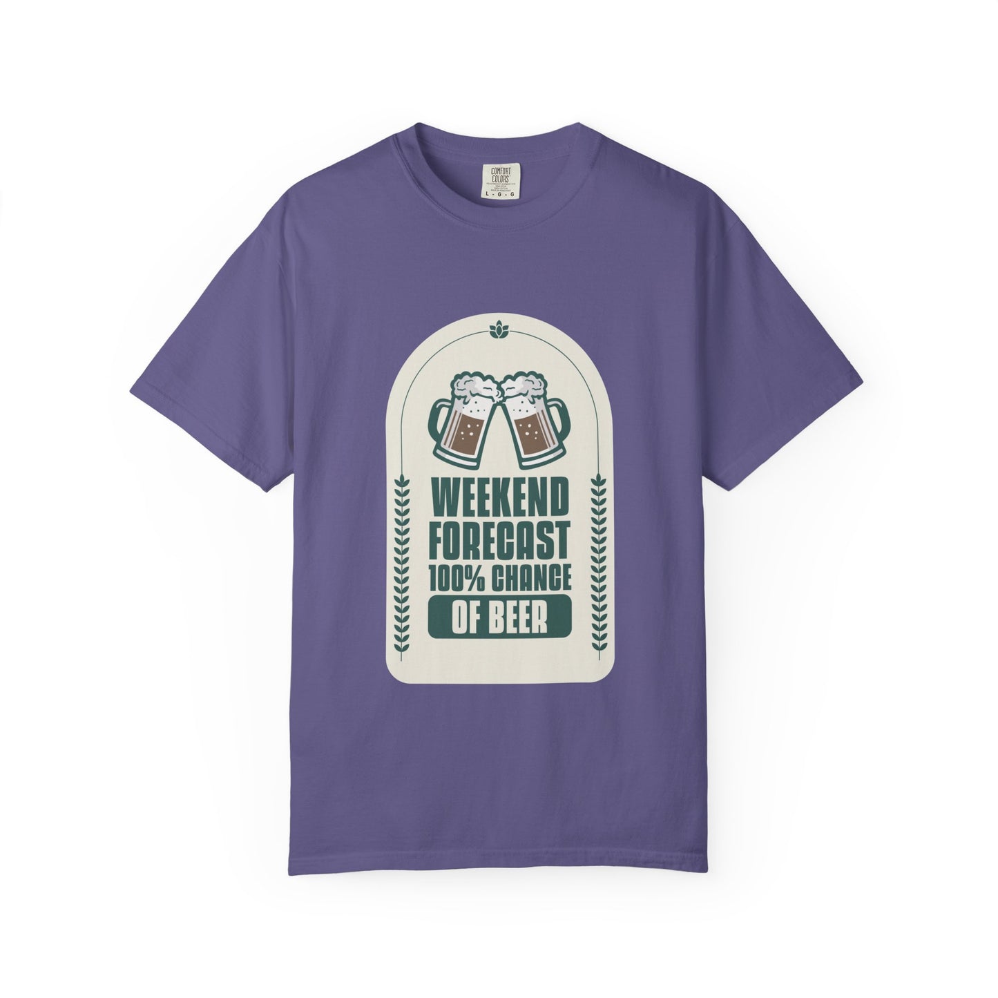 Weekend Forecast 100% Chance Of Beer T-shirt