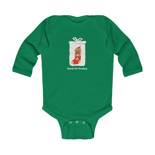 Wonderful Christmas Infant Long Sleeve Bodysuit