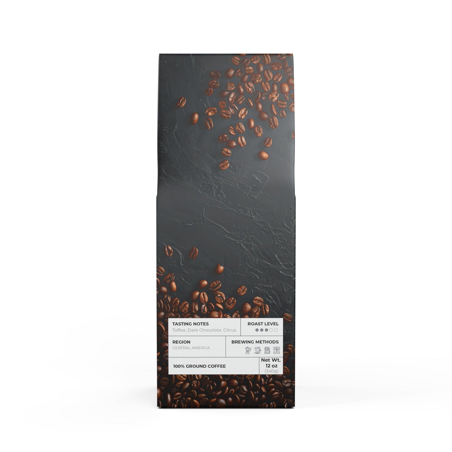 Rock Creek Coffee Blend (Medium Roast) / Tasting notes: Toffee, dark chocolate, citrus