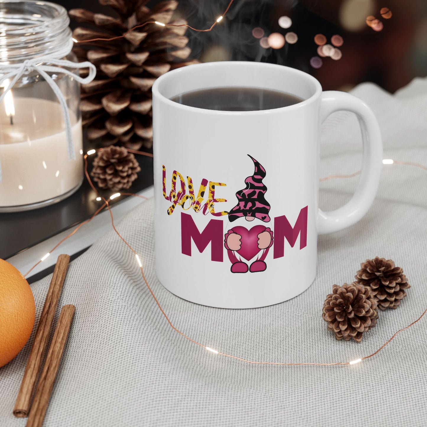 Loving Mom Ceramic Mug - Perfect Gift for Mother's Day & Special Occasions