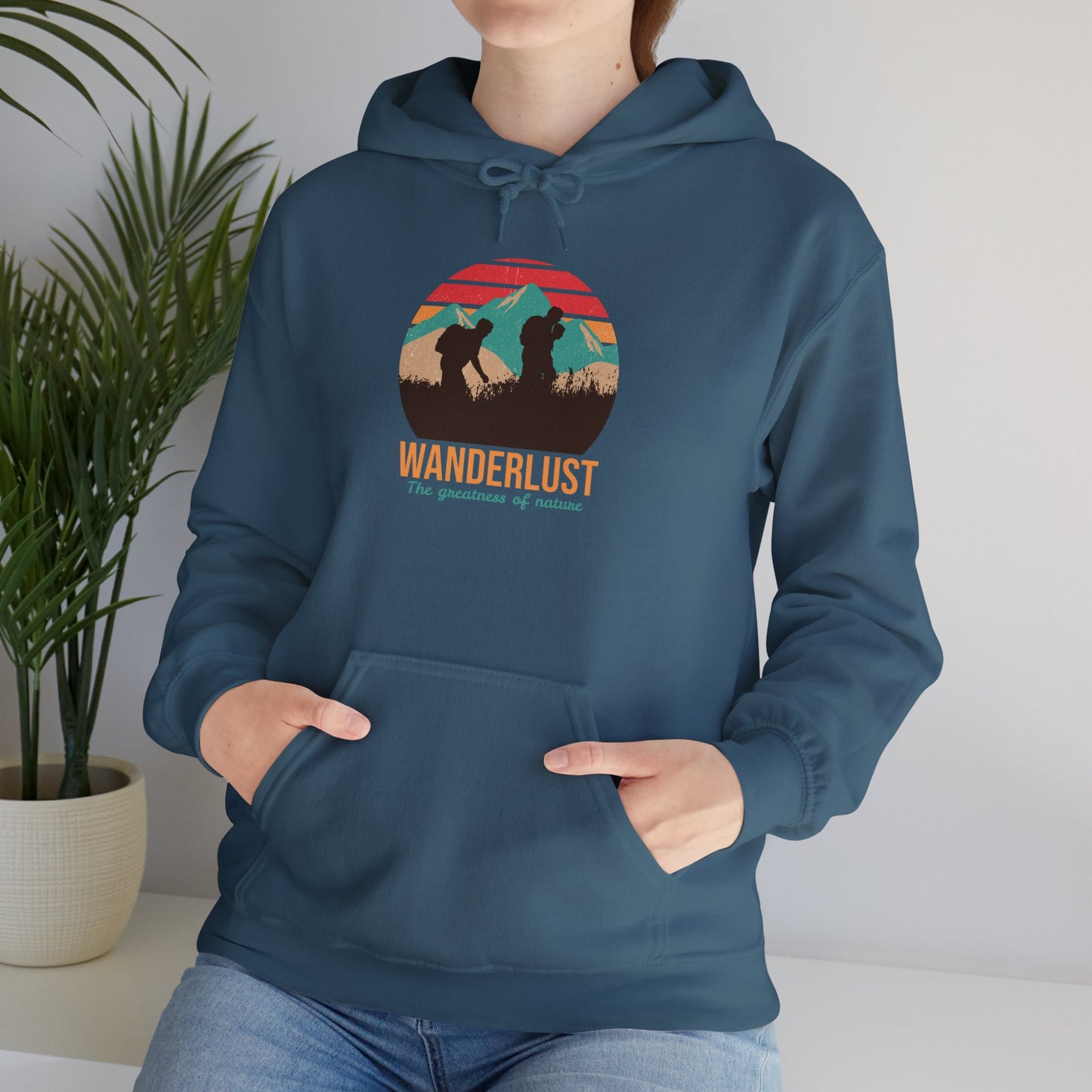 Wanderlust The Greatness Of Nature Unisex Heavy Blend™ Hooded Sweatshirt