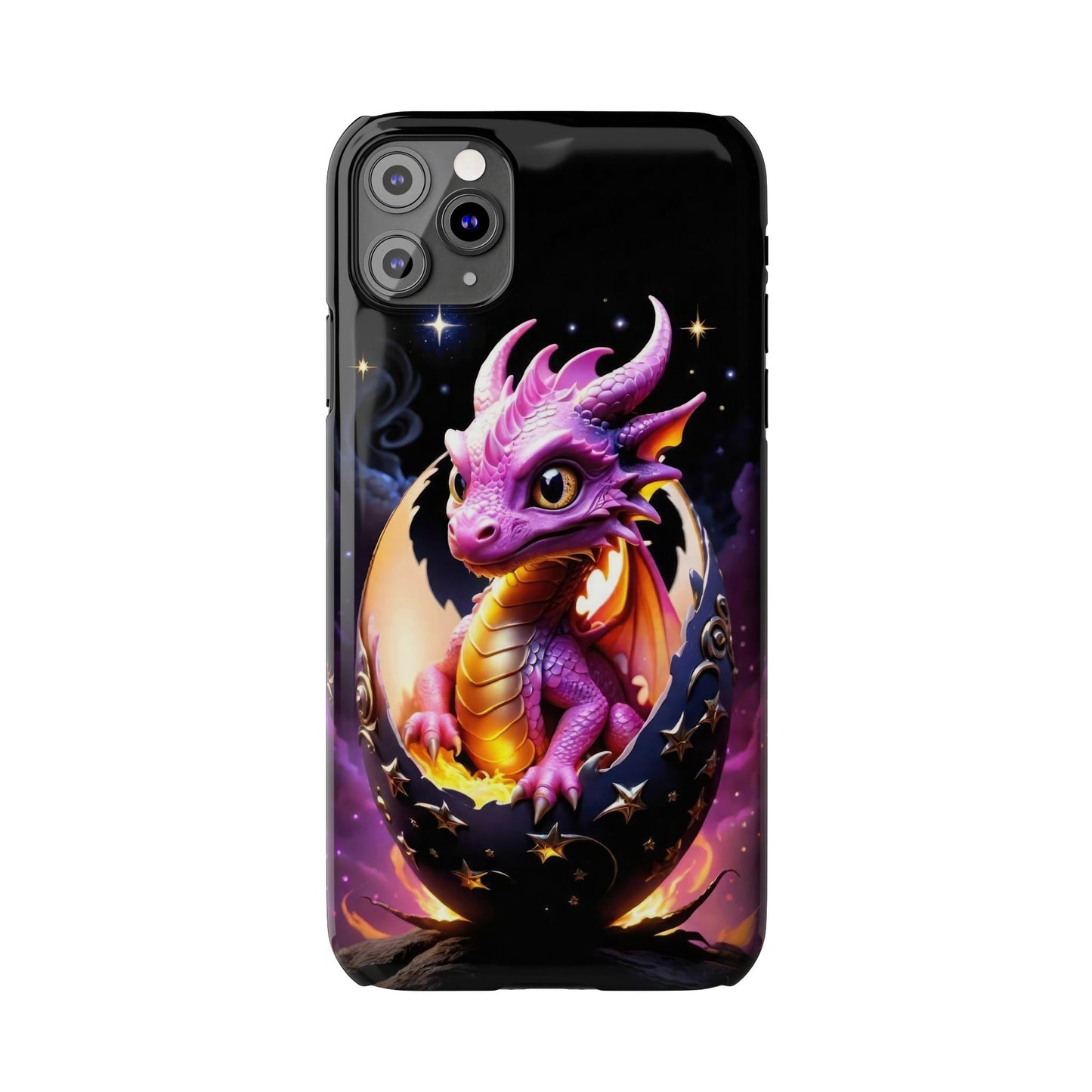 Fantasy Baby Dragon Slim Phone Case, Gift for Dragon Lovers