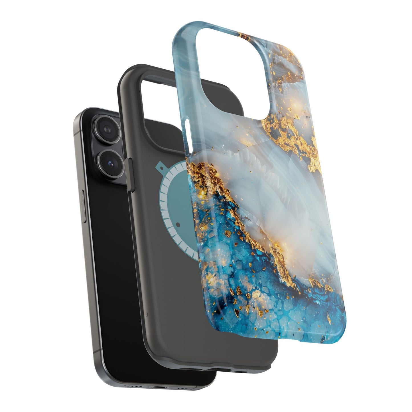Marble Luxe Magnetic iPhone Cases, Elegant Design