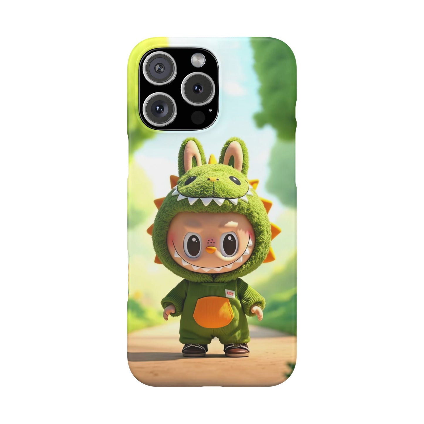 The Monsters Snap Case for iPhone Models – Playful Dinosaur Design