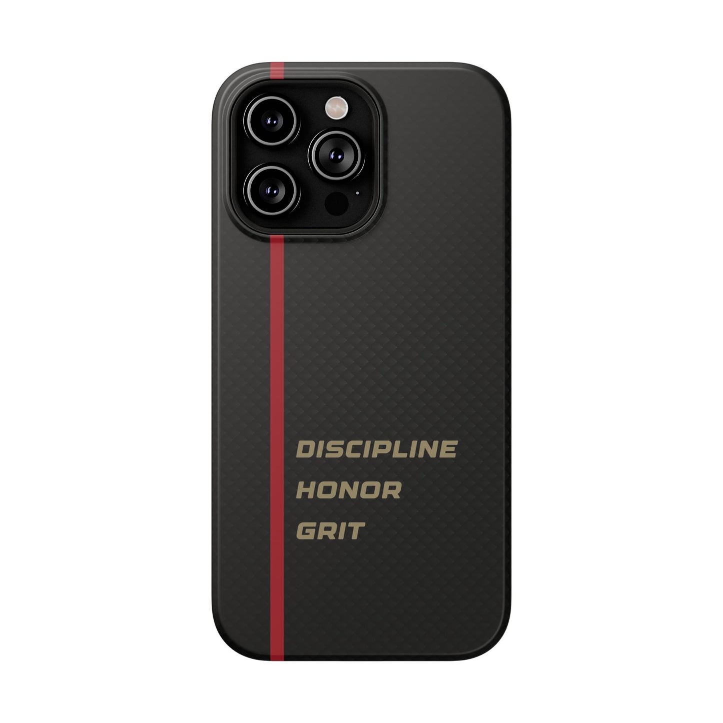 Discipline, Honor, Grit Impact-Resistant Phone Case