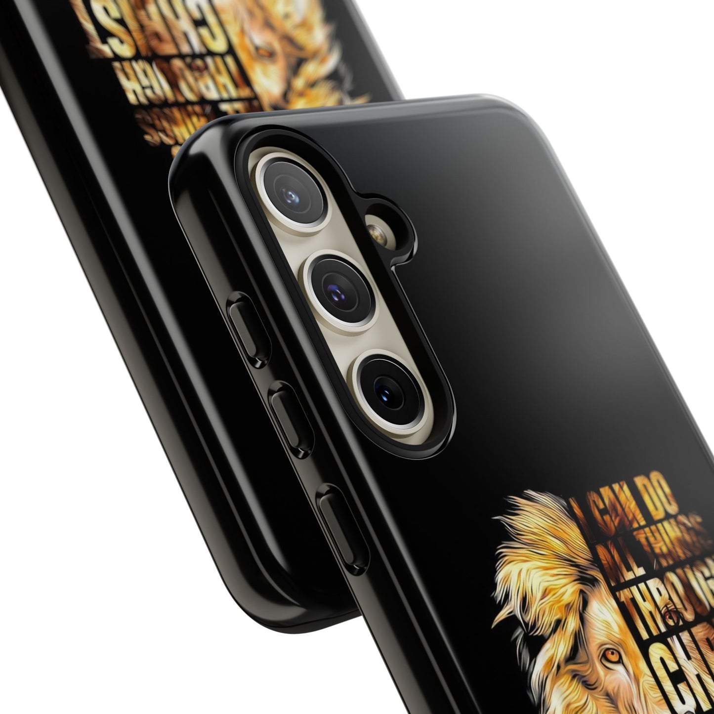 Inspirational Lion  Samsung Phone Case, Strength & Faith, Christian Accessories