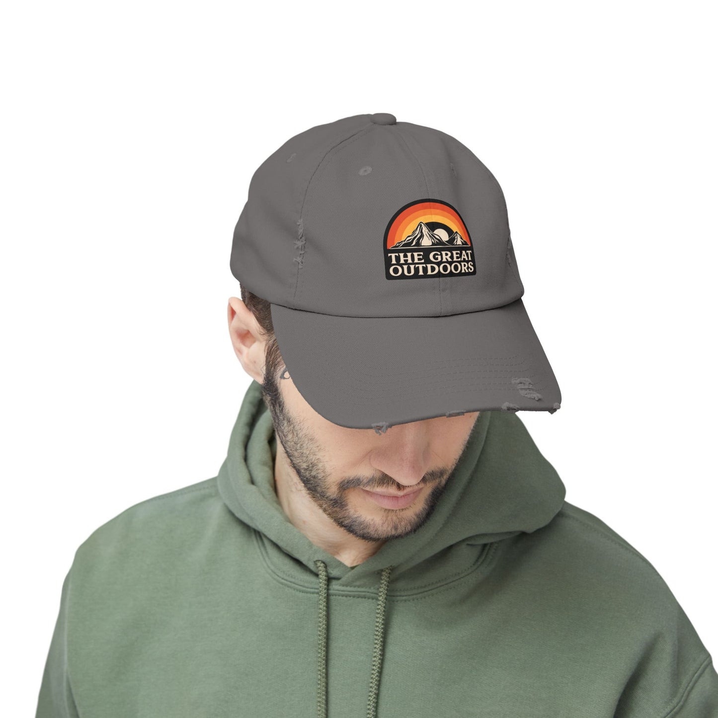 The Great Outdoors Unisex Distressed Cap