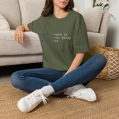 Being Single Unisex Softstyle T-Shirt