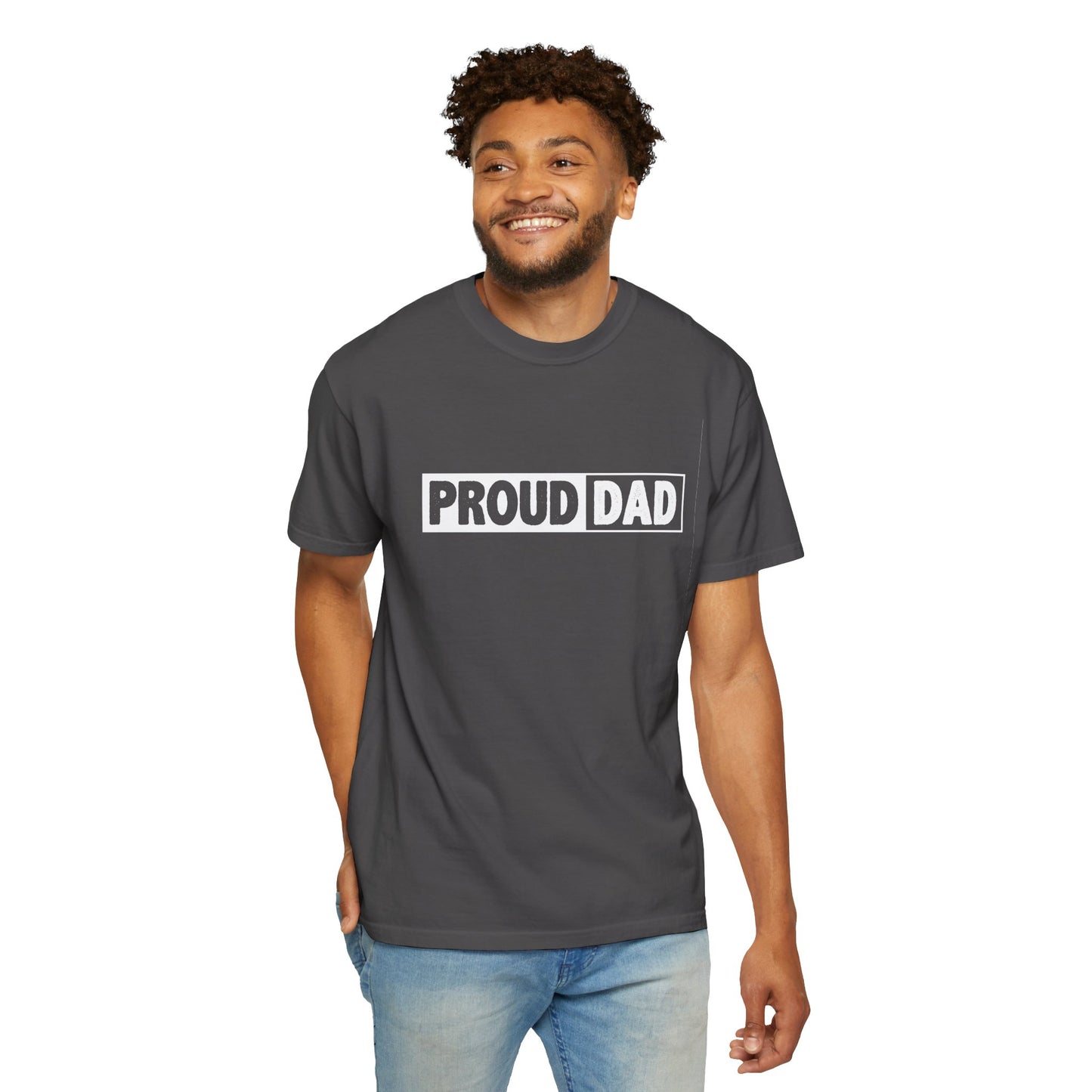 Proud Dad T-Shirt | Comfortable Unisex Garment-Dyed Tee