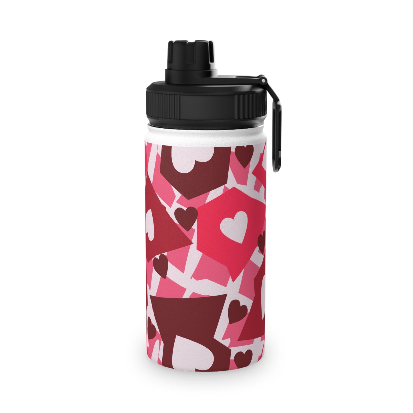 Love in Style Stainless Steel Water Bottle, Sports Lid