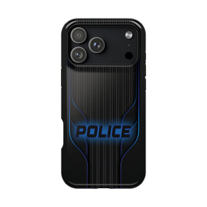 Police Magnetic Phone Cases, Blue Light