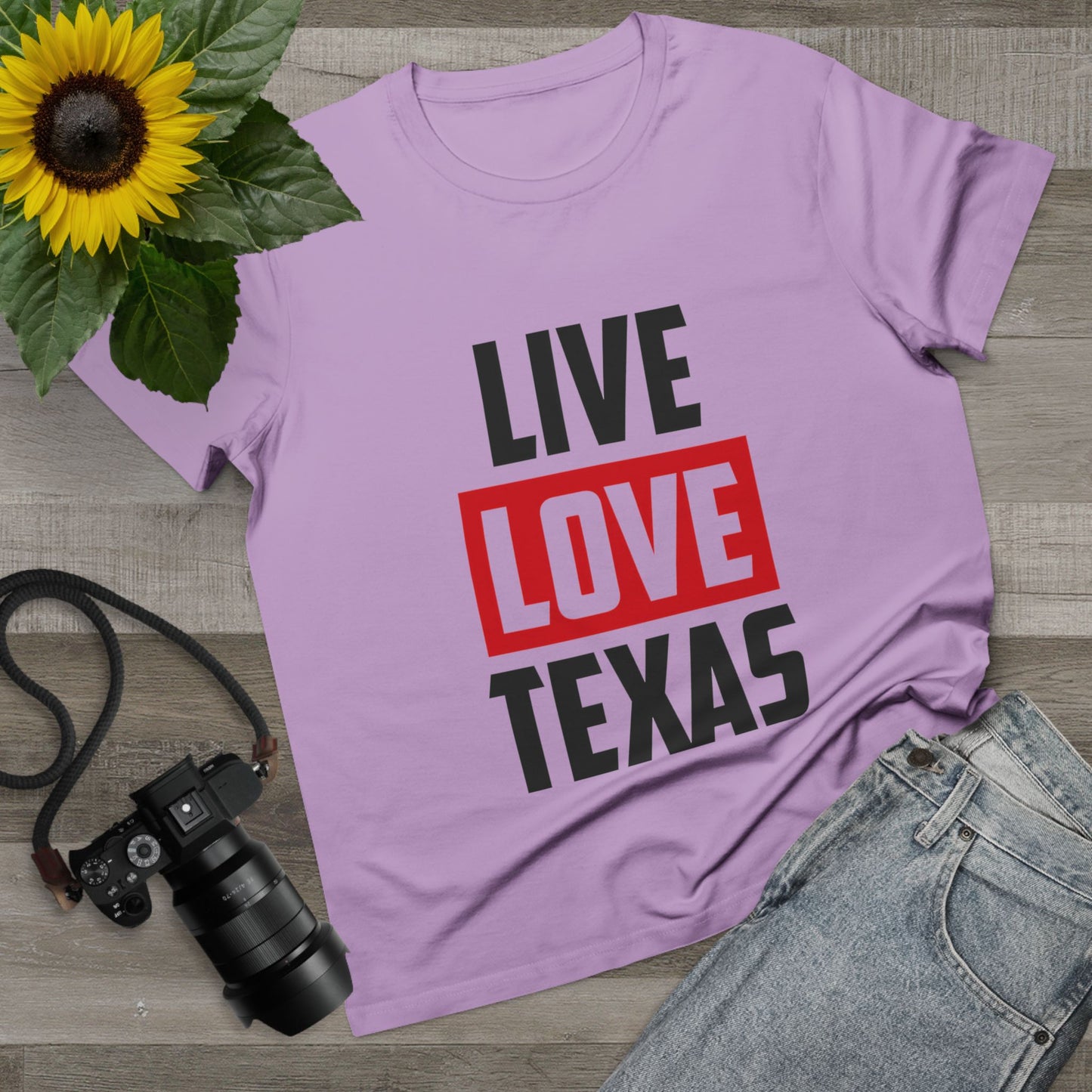 Live Love Texas Women's Tee - Casual Summer Shirt