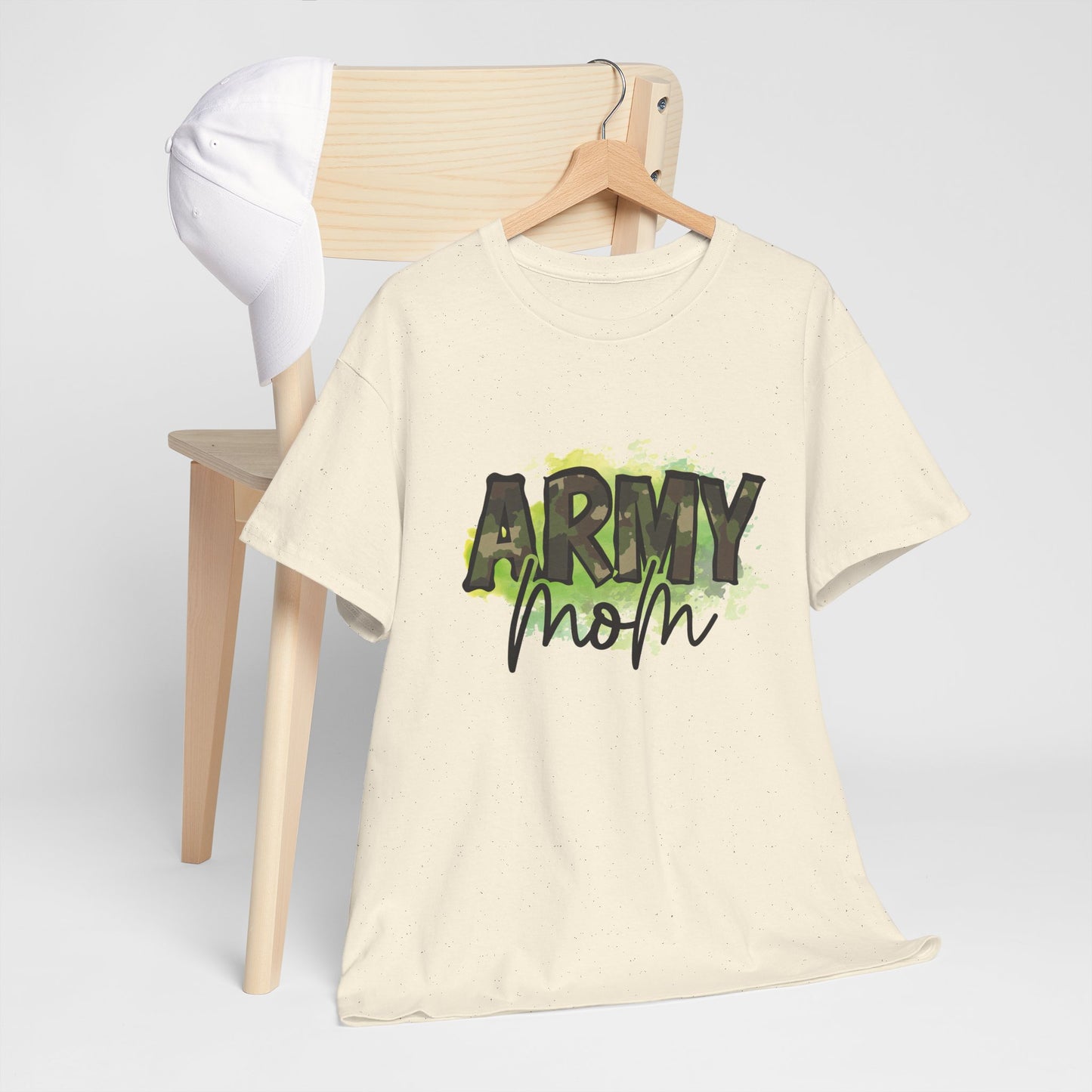 Army Mom Heavy Cotton Tee