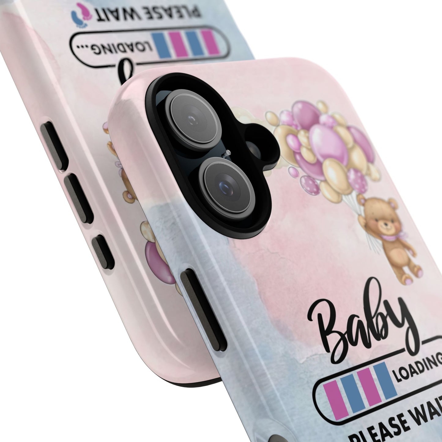 Cute Baby Loading Phone Case for iPhone - Maternity Cover for Pregnancy Reveal or Baby Shower