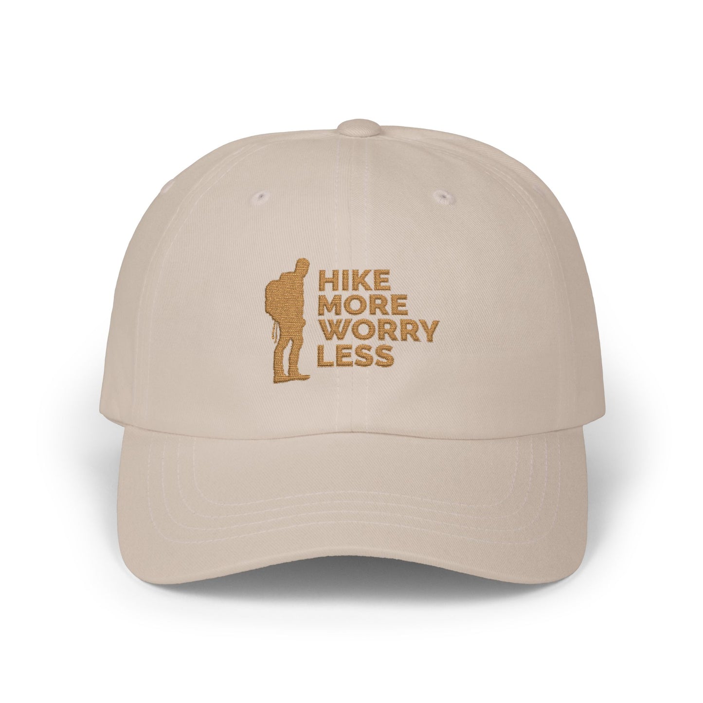 Hike More Worry Less Classic Dad Cap / embroidered